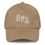 Load image into Gallery viewer, Stay Humble Hustle Daily Embroidered Dad Hat
