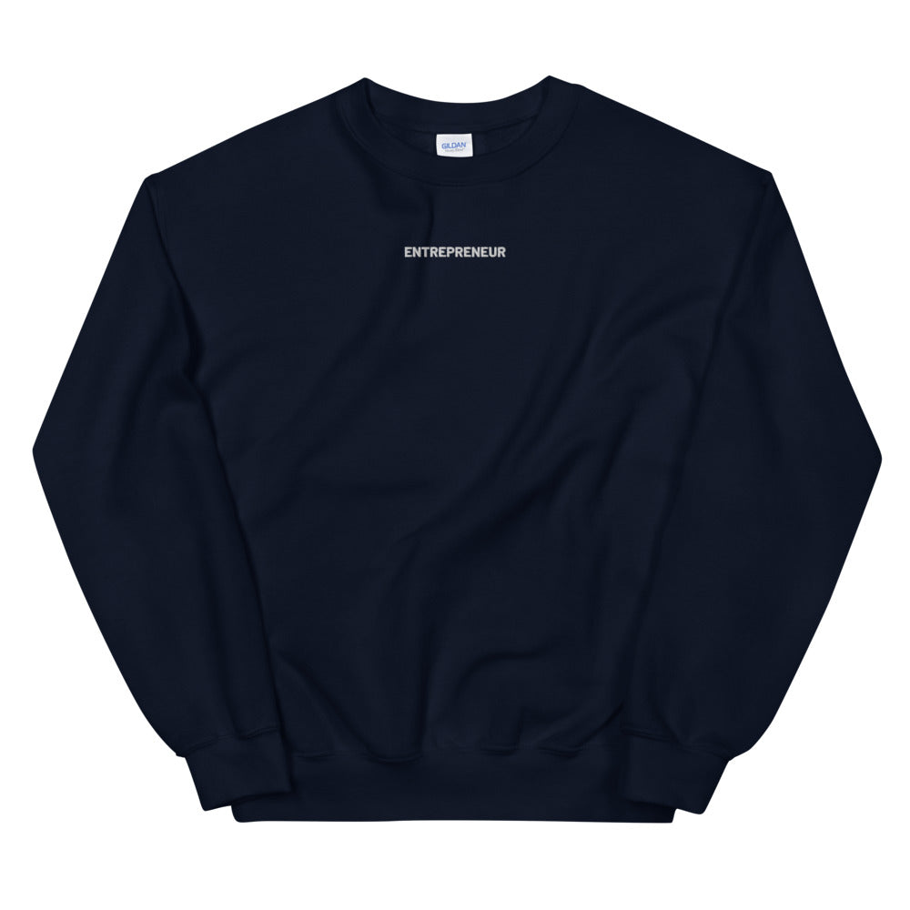 Men's Entrepreneur Embroidered Pullover Sweatshirt