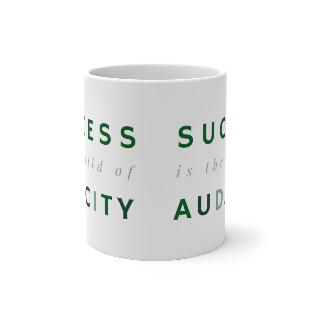 Success Is The Child Of Audacity Color Changing Mug