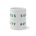 Load image into Gallery viewer, Success Is The Child Of Audacity Color Changing Mug
