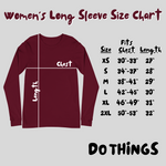 Load image into Gallery viewer, Women&#39;s Do Things Embroidered Long Sleeve Shirt
