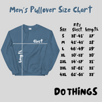 Load image into Gallery viewer, Men&#39;s Do Things Embroidered Pullover Sweatshirt
