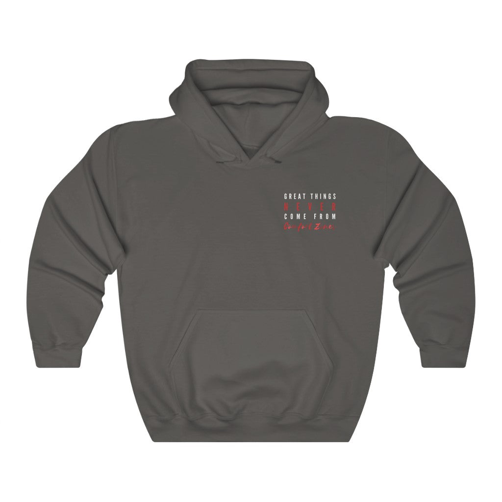 Men's Great Things Never Come From Comfort Zones Hoodie Sweatshirt