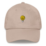 Load image into Gallery viewer, Light Bulb Embroidered Dad Hat
